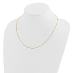 14K Adjustable 1mm D/C Open Franco Chain