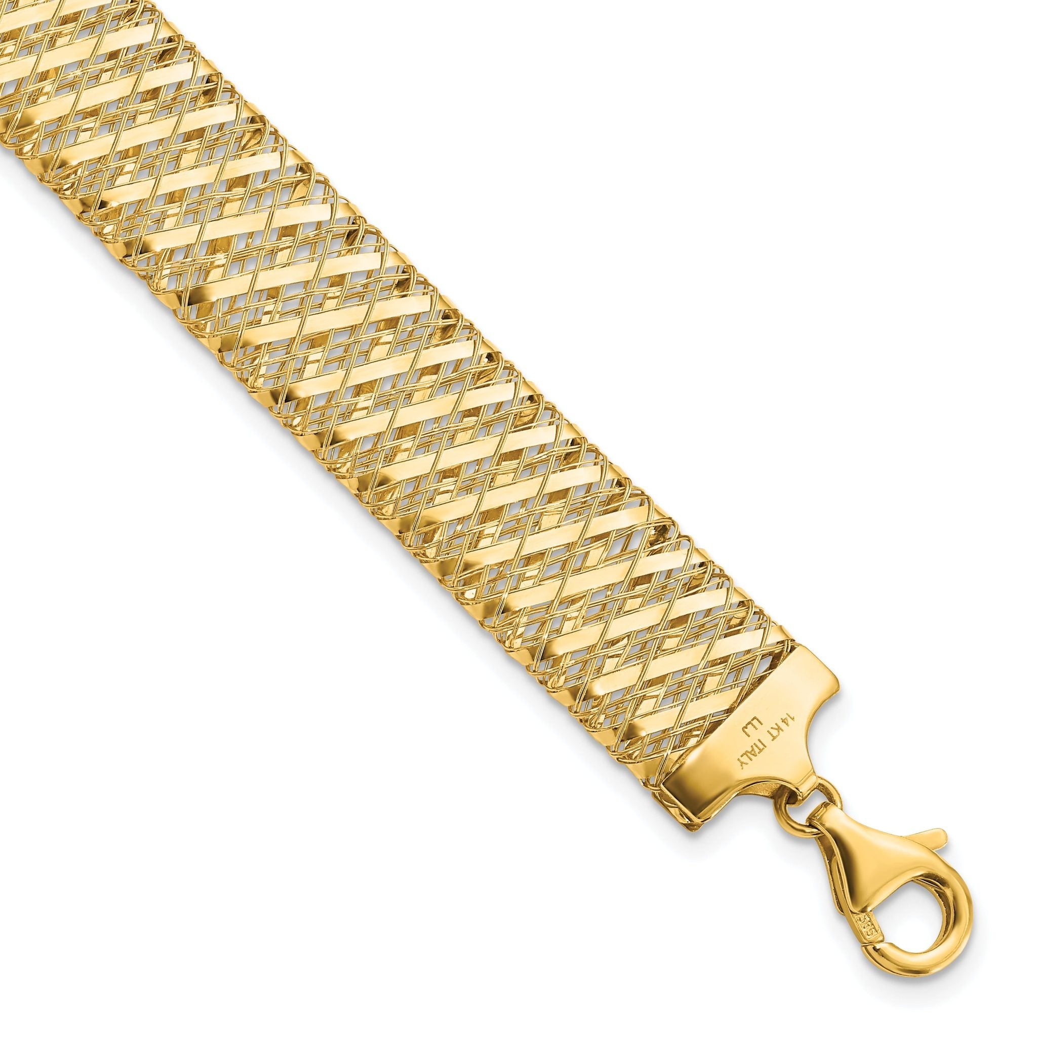 14K Fancy Stretch Bracelet Main image
