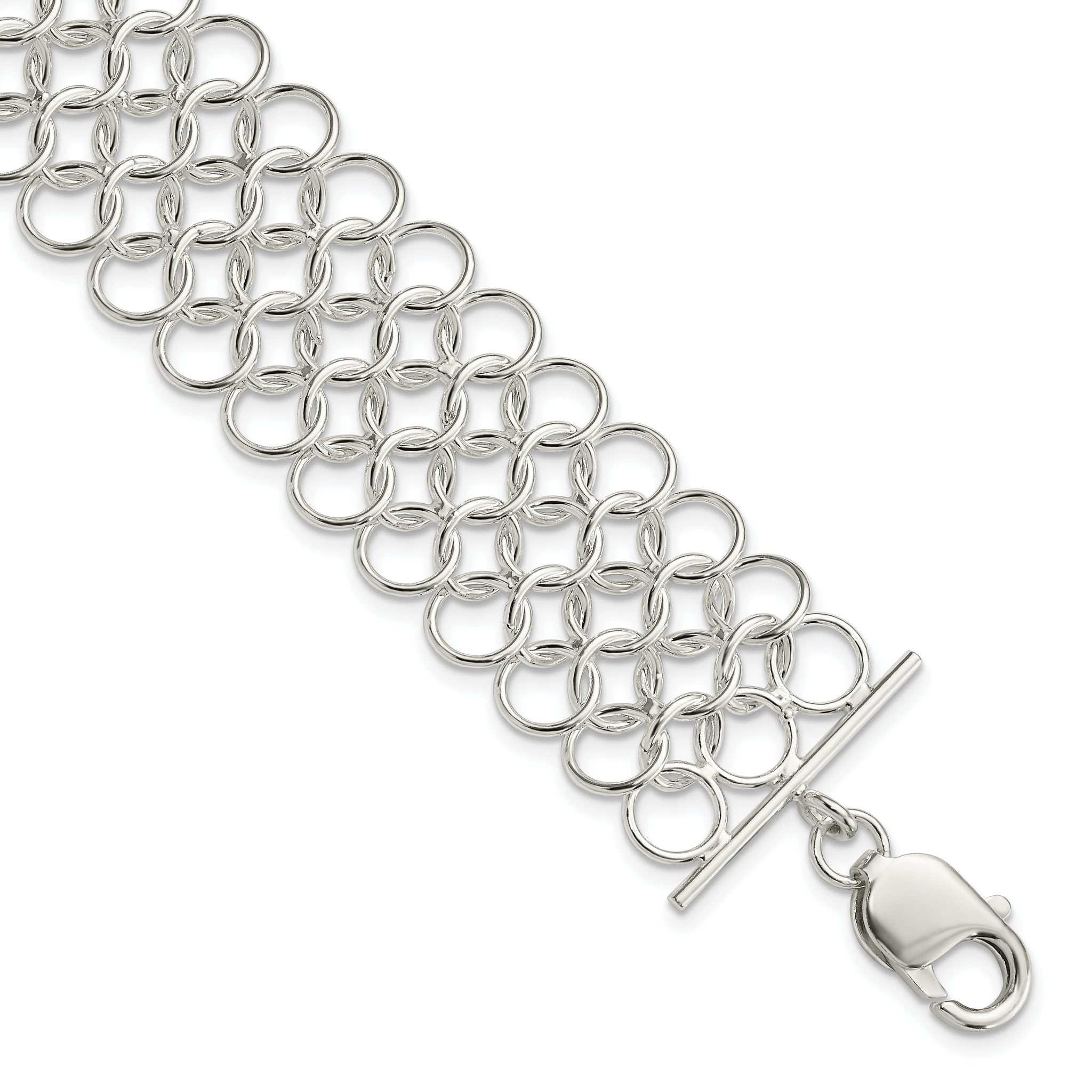 Sterling Silver Multi-Link Bracelet Main image