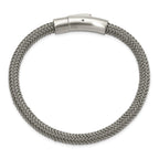 Stainless Steel Brushed and Polished Wire Bracelet