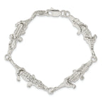 Sterling Silver Alligator Bracelet