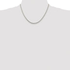 Cable Chain Necklace in Sterling Silver, 3.5mm