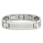 Stainless Steel Brushed and Polished ID Bracelet for Men