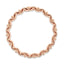 Sterling Silver Stackable Expressions Rose-tone Large Polished Chain Slide