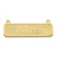 14K Satin Name Plate Bar