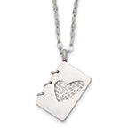 Lord's Prayer in Spanish Notebook Pendant Necklace in Stainless Steel