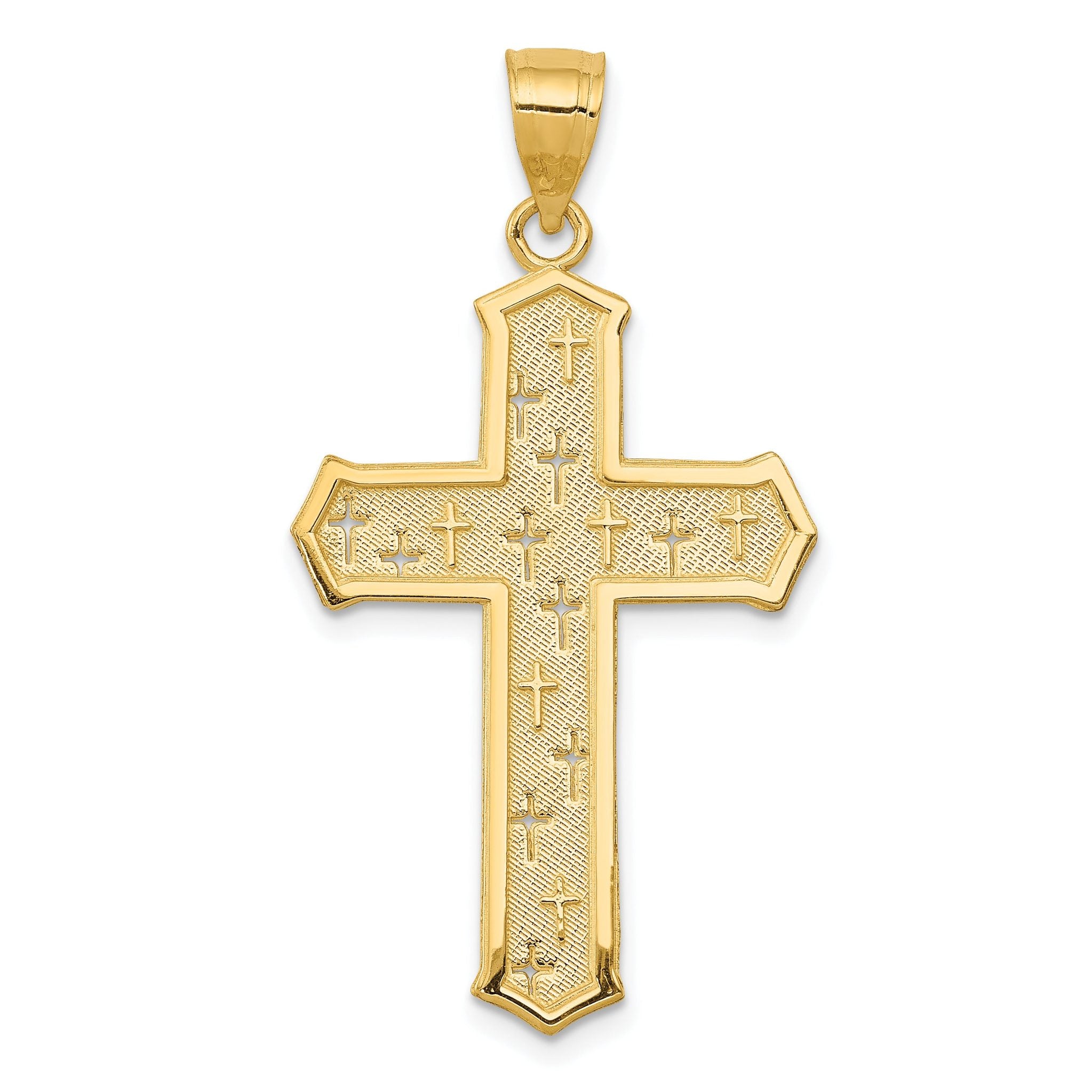 14k Passion Cross Pendant Main image
