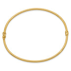 14K Hinged Bangle Bracelet
