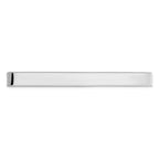 Sophia Jewelers Sterling Silver Tie Bar with Polished Rhodium Finish Engravable