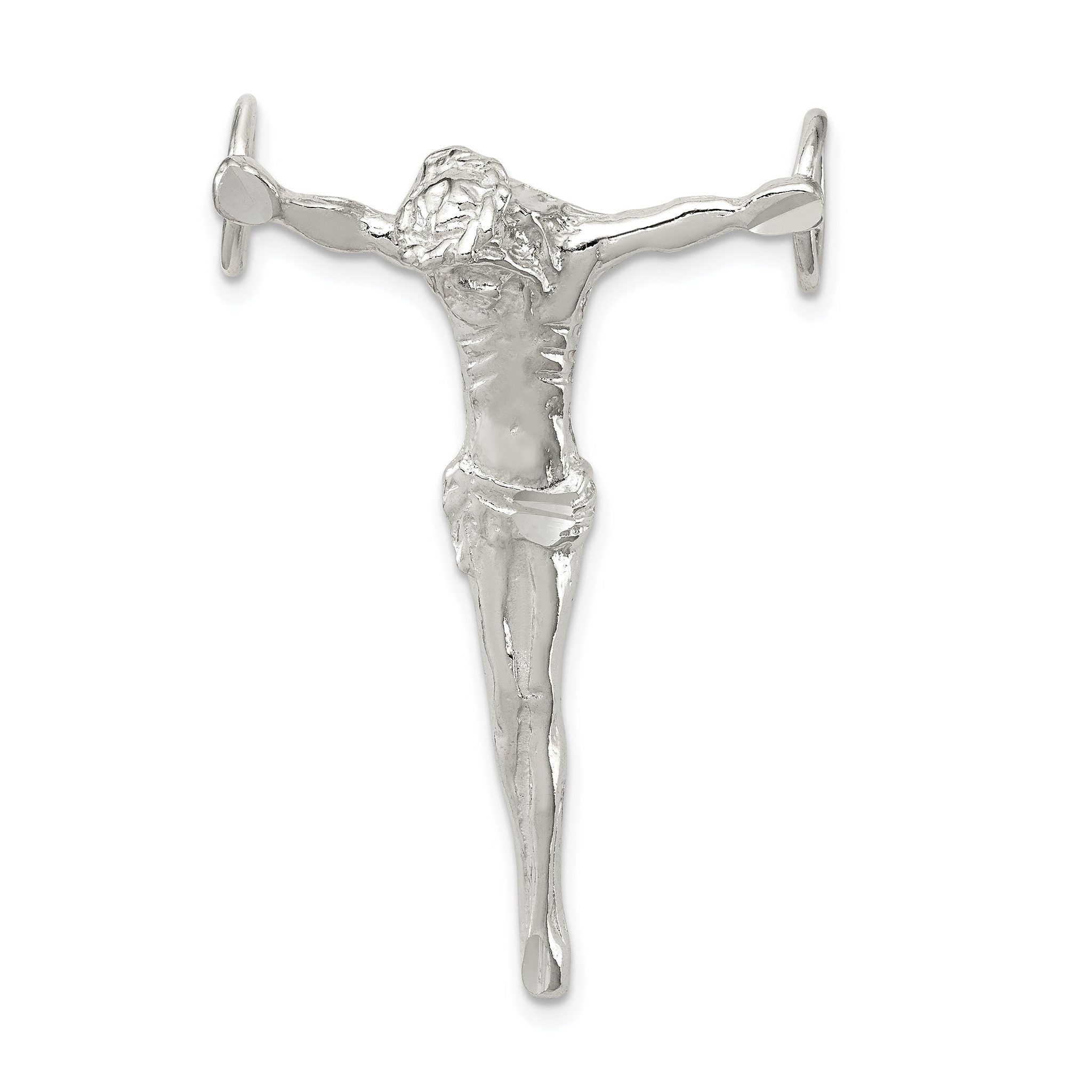 Sophia Jewelers Sterling Silver 925 Jesus Cross Pendant with Polished Anti-Tarnish Finish Main image