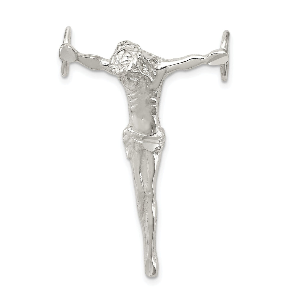 Sophia Jewelers Sterling Silver 925 Jesus Cross Pendant with Polished Anti-Tarnish Finish