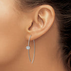 Stainless Steel Polished Threader Earrings for Women