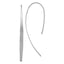 Sterling Silver 925 Women's Drop Earrings with Rhodium-Plated Polished Finish