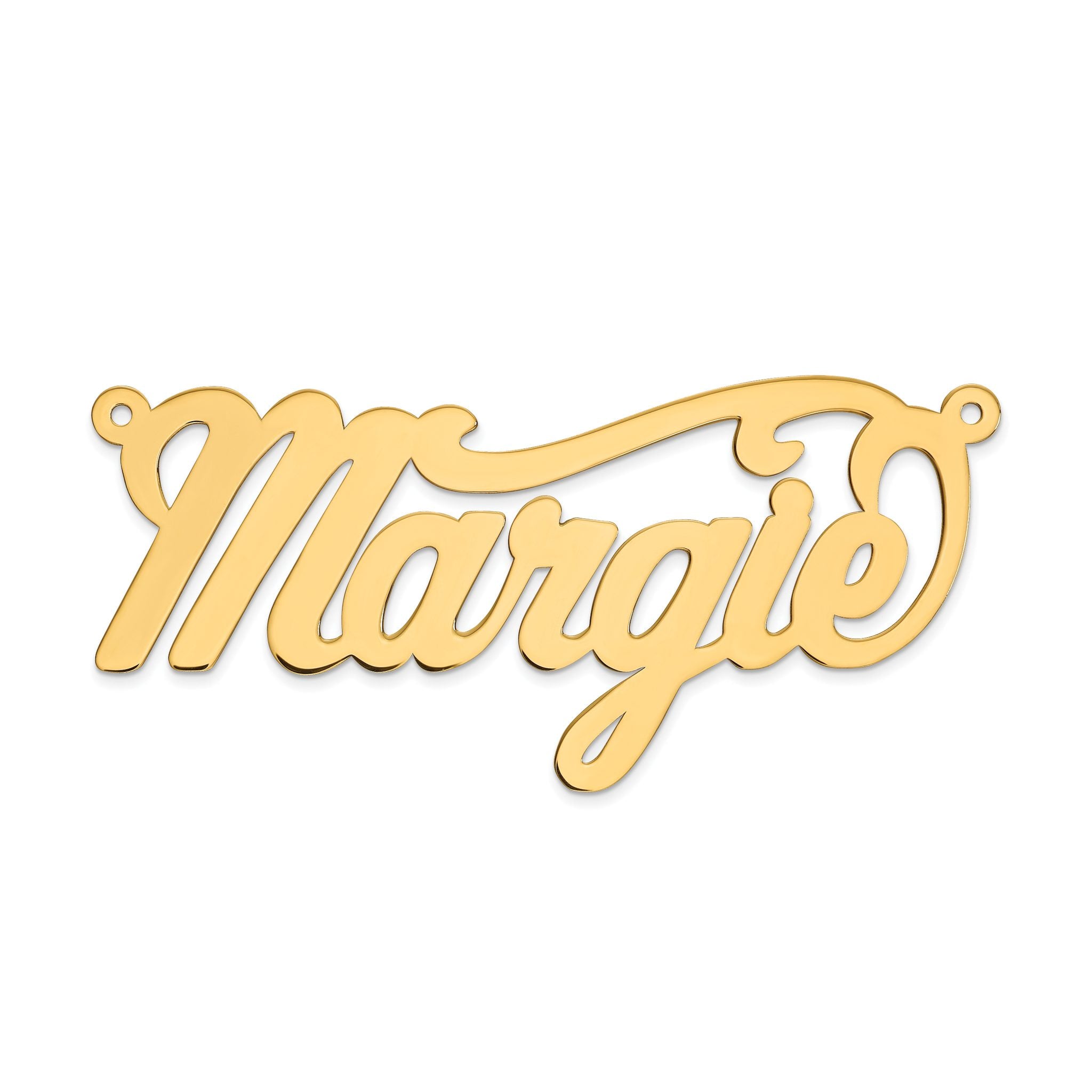10K Polished Name Plate Main image
