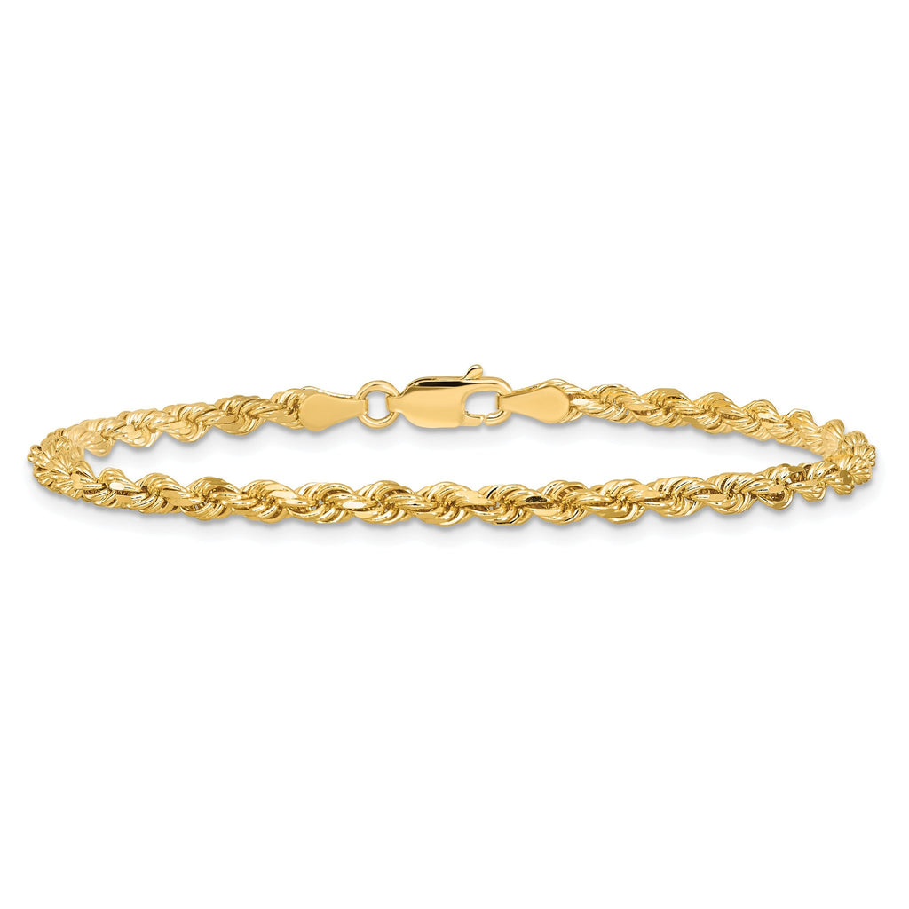 10K Yellow Gold 3.25mm Rope Chain