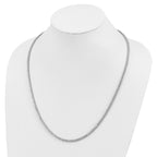 Sterling Shimmer Sterling Silver Rhodium-plated 24 inch 218 Stone CZ Riviera Necklace