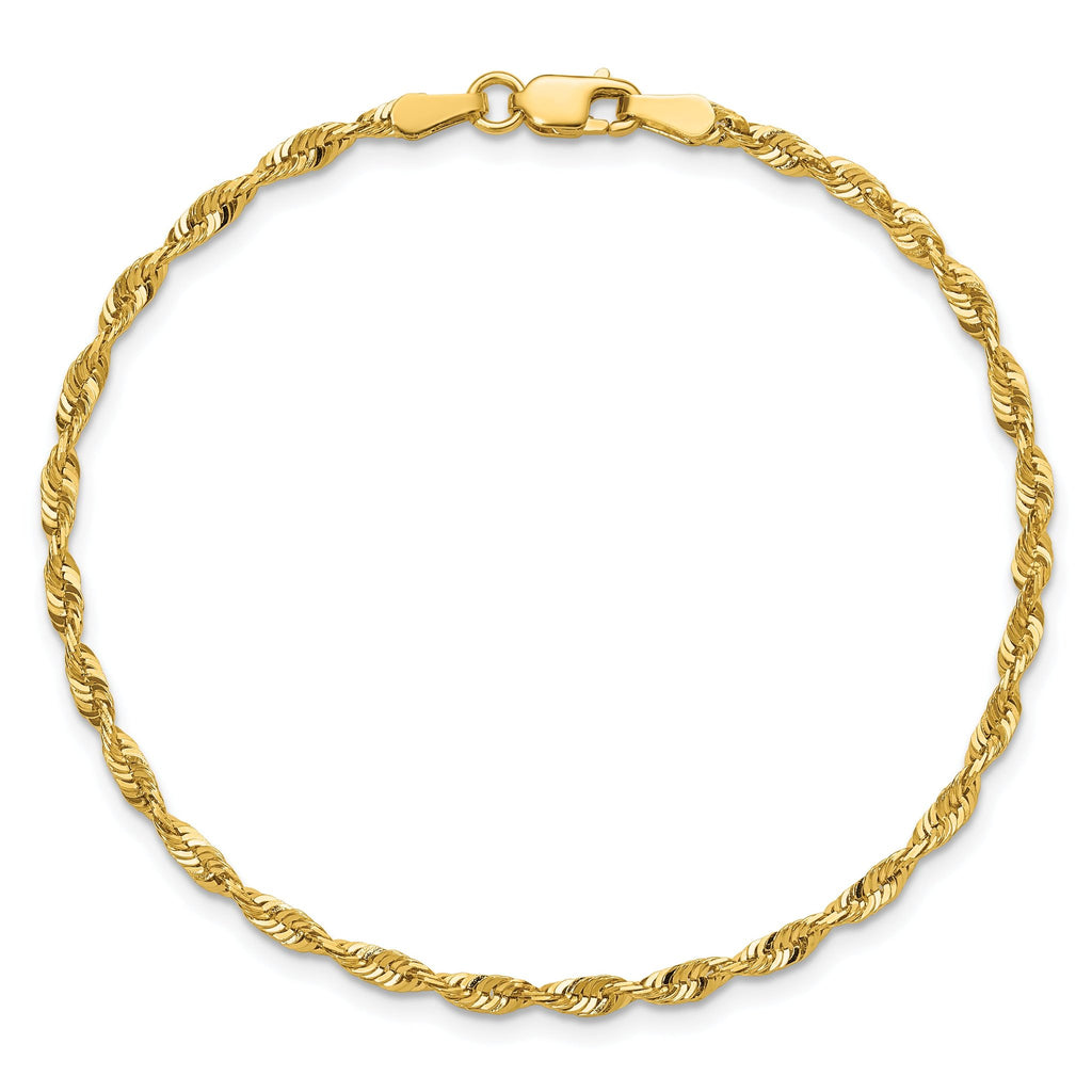 10k 2.50mm Extra-Light D/C Rope Chain