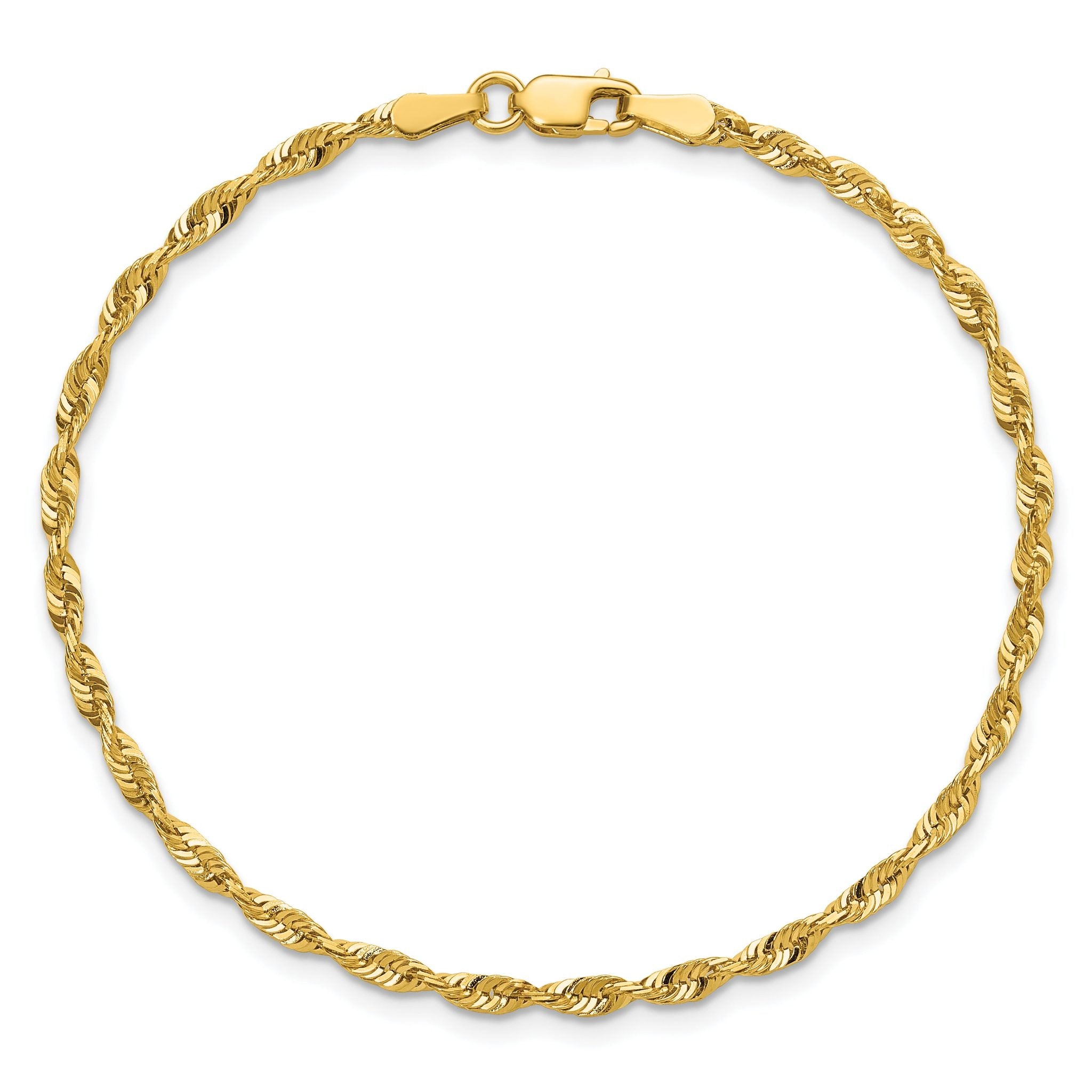 10k 2.50mm Extra-Light D/C Rope Chain