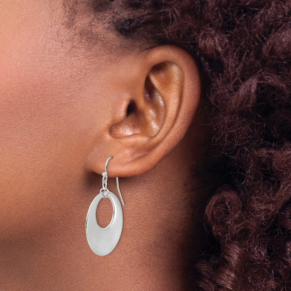 Stainless Steel Polished Drop Dangle Earrings for Women