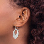 Stainless Steel Polished Drop Dangle Earrings for Women