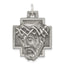 Sterling Silver 925 Ecce Homo Pendant with Antiqued Finish