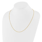 Adjustable Box Chain in Gold-Plated Sterling Silver