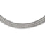 Sterling Silver 925 Polished Mesh Braided Necklace Elegant Fancy Design