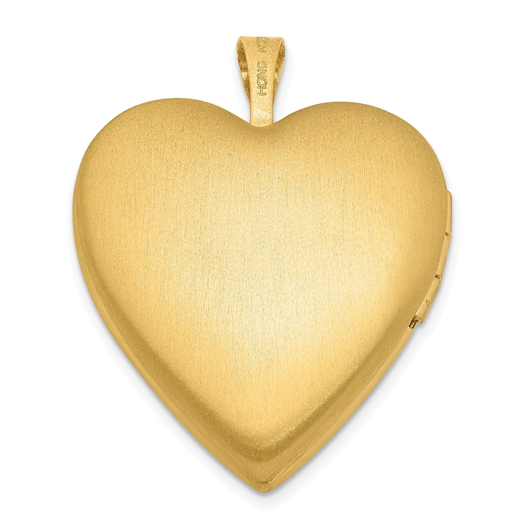 Sterling Silver Gold-plated 20mm Claddagh Enameled Heart Locket
