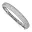 Sterling Shimmer Sterling Silver Rhodium-plated 439 Stone CZ PavÃÂ¢Ã¢âÂ¬ÃÂ¡ Hinged Bangle
