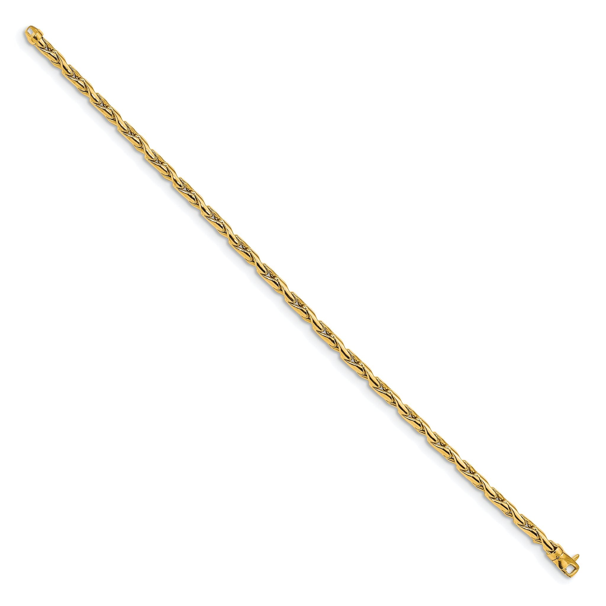 14K 3.25mm Polished Fancy Link Bracelet Secondary image
