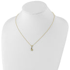 Cheryl Sterling Silver Gold-Plated CZ Giraffe Necklace Elegant Gift Ready Design
