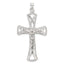 Sophia Jewelers Sterling Silver Polished Crucifix Pendant with Anti-Tarnish Finish