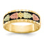 10k Tri-color Black Hills Gold Men's Antiqued Ring