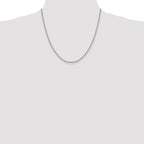 Box Chain Necklace in Sterling Silver, 1.9mm