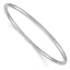 14K White Gold Polished Bangle Slip-On for Women by Sophia Jewelers