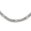 Sterling Silver 925 Polished Mesh Necklace, Solid & Elegant Design