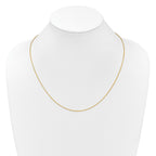14K Adjustable 1.15mm D/C Open Franco Chain