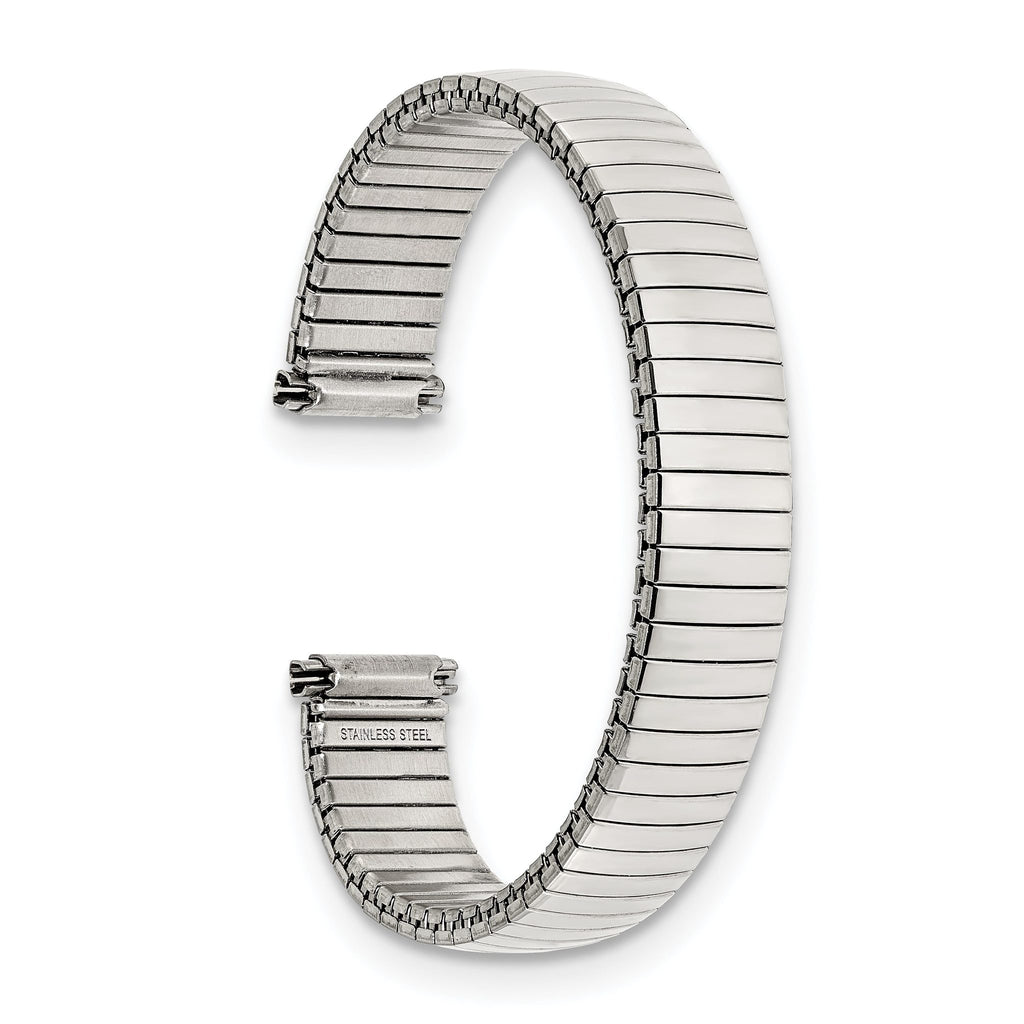Thin Flexo Link Watch Band in Silver-Tone Stainless Steel