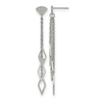 Stainless Steel Polished Drop Dangle Earrings for Women