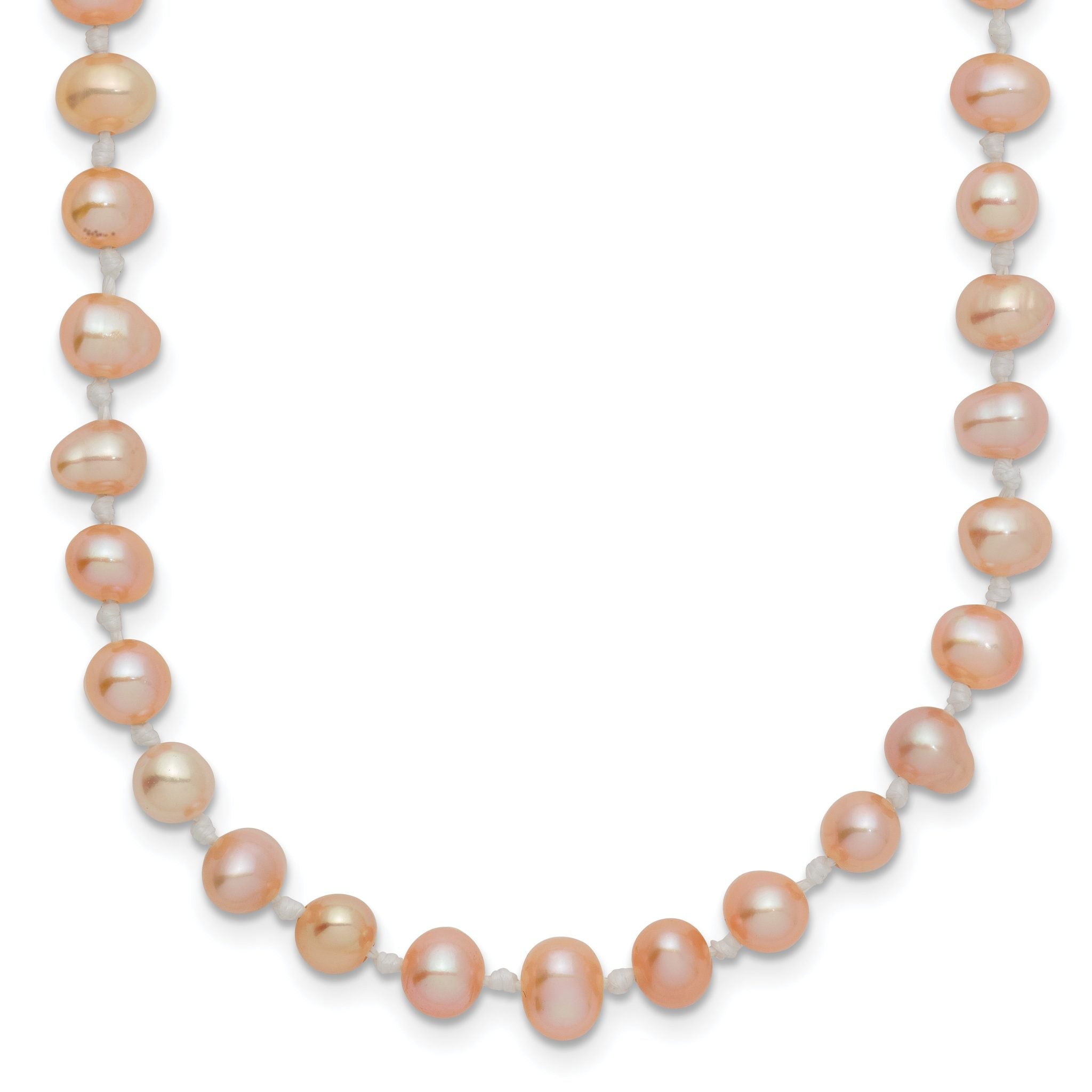 Sophia Jewelers 14K Gold 16 Pink Freshwater Pearl Necklace Elegant & Cultured Main image
