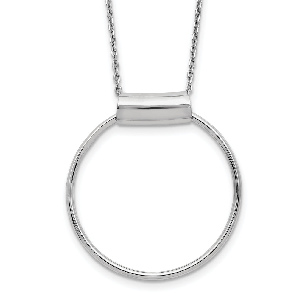 Cable Chain Necklace in Sterling Silver, 18 Inch