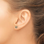 14k Madi K Mystic & Clear CZ Post Earrings