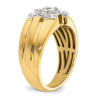 14k Two-Tone 1 carat Lab Grown Diamond VS/SI+ G+ Complete Men's Ring