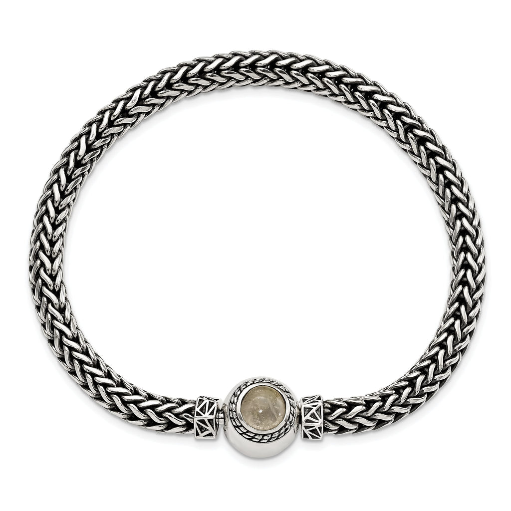 Sterling Silver Reflections 6mm Wheat Chain 8in Bracelet/Bead not included, sold seperately