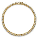 14k 10 carat Lab Grown Diamond VS+ F+ Complete Fashion Tennis Bracelet