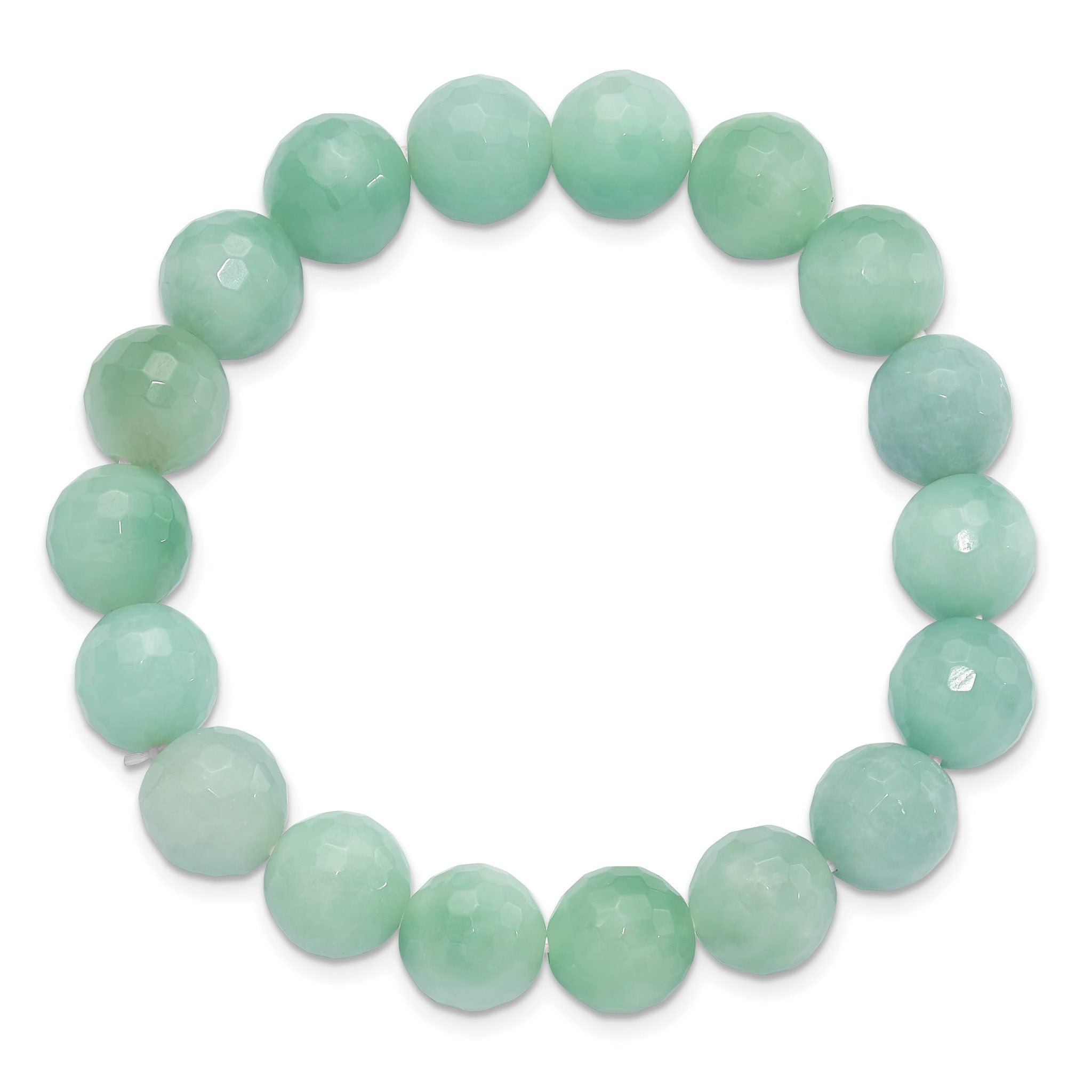 Amazonite 10mm Beaded Stretch Bracelet Secondary image