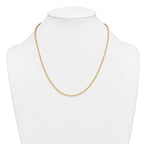 14K Gold Filled Rolo Chain Necklace in 3.2mm Width