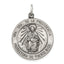 Sterling Silver 925 Antiqued Providencia Medal Pendant Vintage Charm