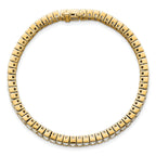 14k 10 carat Certified Lab Grown Diamond VS/SI+ G+ Complete Emerald Bezel Set Tennis Bracelet
