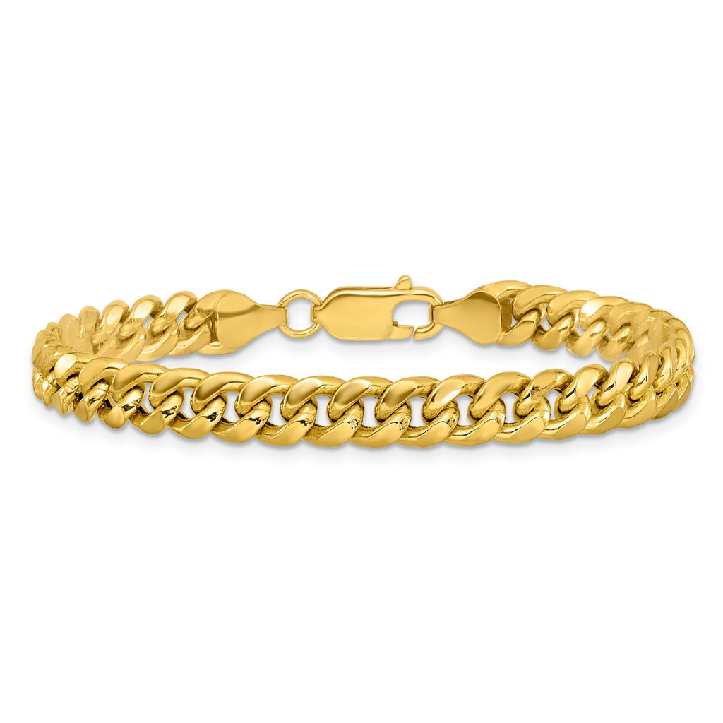10k 6.75mm Semi-Solid Miami Cuban Chain